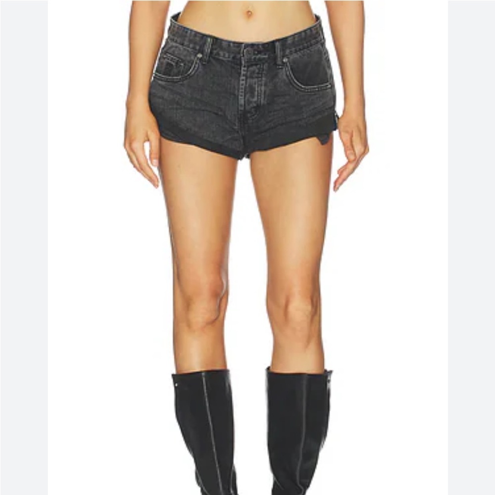 rag & bone Black Over-the-Knee Lug Boots